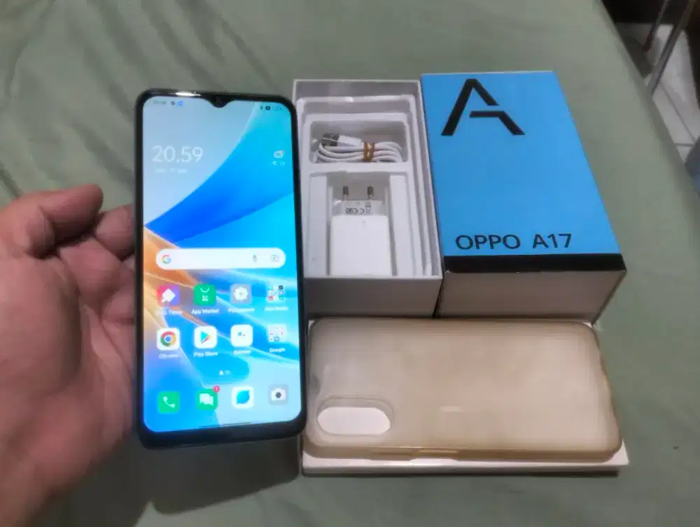 BU OPPO A17 RAM 6GB / 128GB 4G 6.56in Fingerprint Kamera 50MP 5000Mah