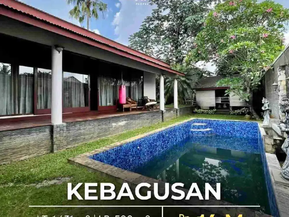 HARGA DI BAWAH NJOP ! TROPICAL HOUSE di KEBAGUSAN JAKARTA SELATAN