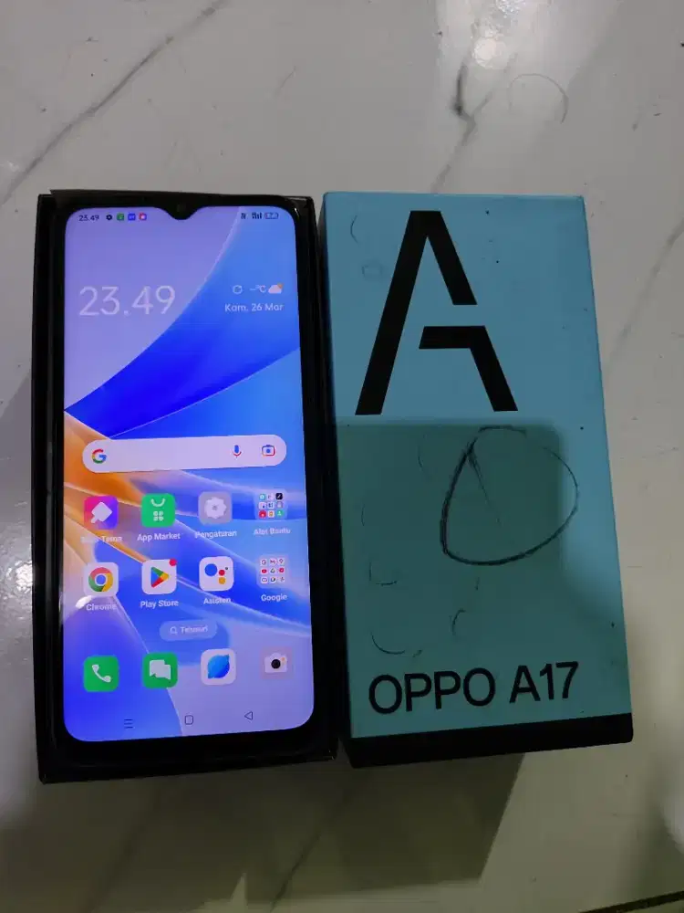 OPPO A17 RAM 4+4/64GB FULLSET ORIGINAL