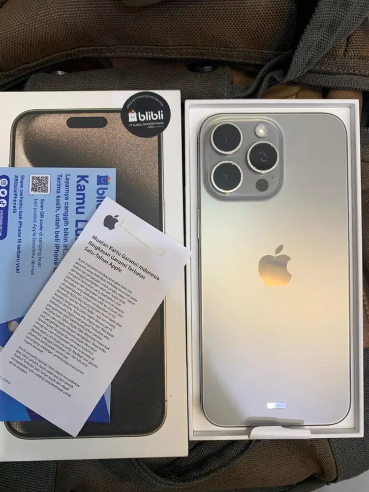 iPhone 15 Promax 256gb Blibli