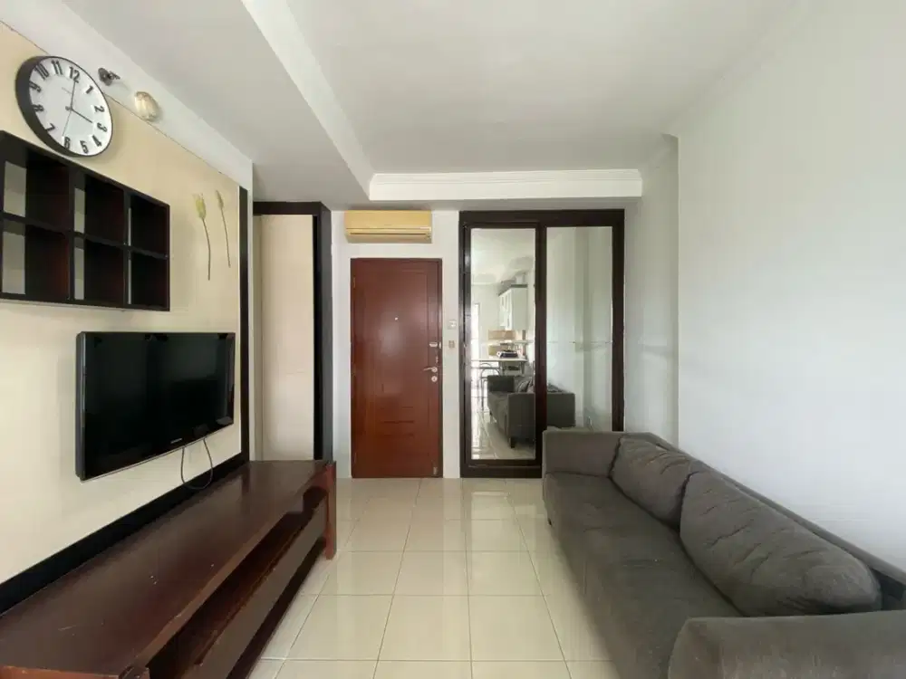 2kamar furnish Apt.Mediterania Garden res2 dekat west tunnel CP