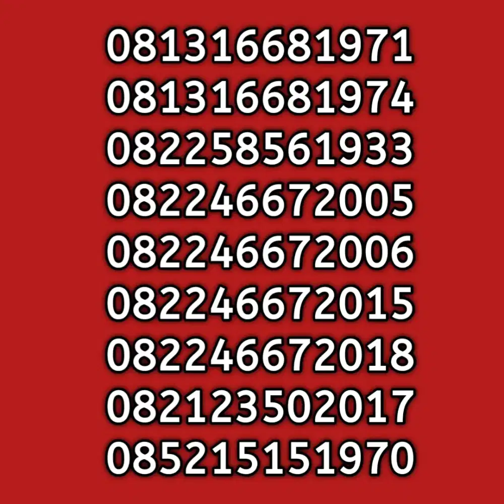 nomor cantik telkomsel simpati as seri tahun cantik