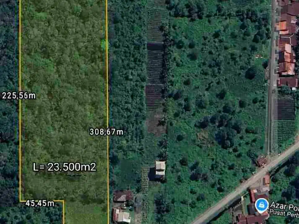 Tanah Luas Jl.BPK  Sungai Malaya