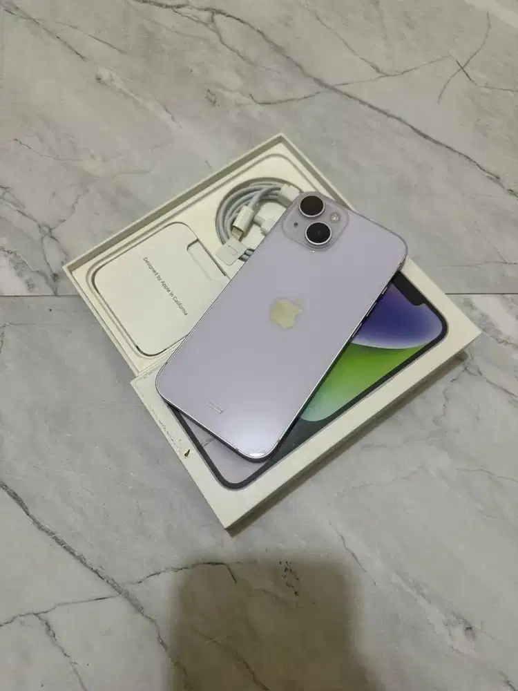 DI JUAL iPhone 14 128GB Purple ex iBox