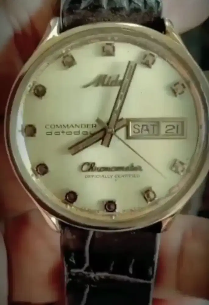 Mido Commander Reff 9439 Gold th 1960 Automatic. Original Swiss Made