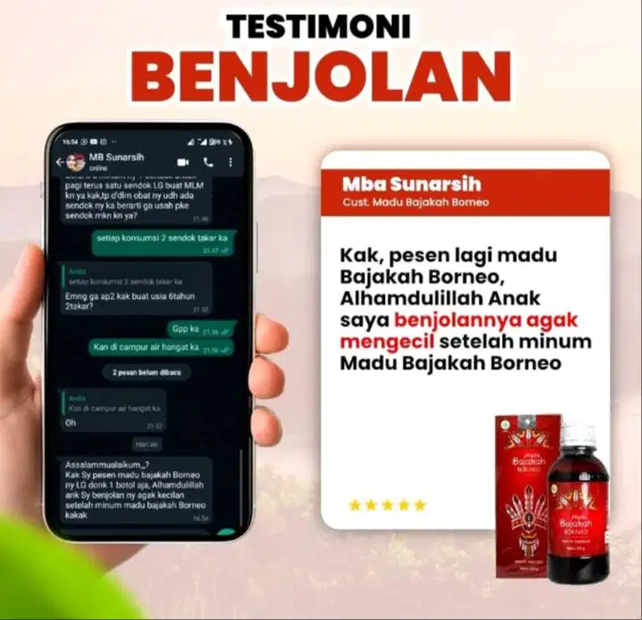 Jual madu bajakah Borneo pemusnah segala benjolan pada tumbuh manusia