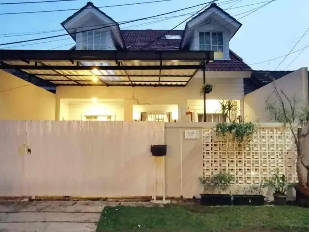 Rumah Minimalis Modern Full Furnish di Nusa Loka BSD City