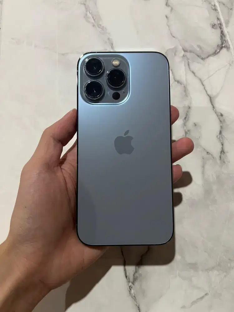 iPhone 13 Pro 256GB Sierra Blue Mulus Fullset Spek Tinggi Siap Pakai