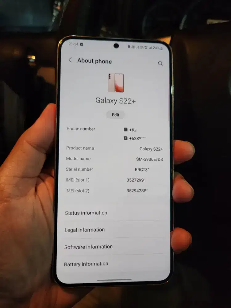 Samsung S22+ Plus 256 SEIN