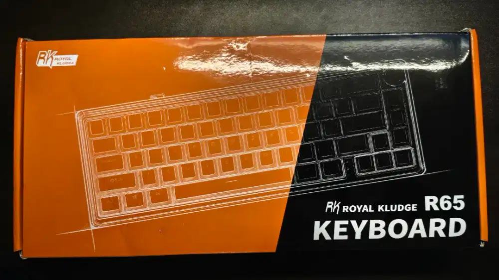 Keyboard Royal Kludge RK R65 Black Brown Switch