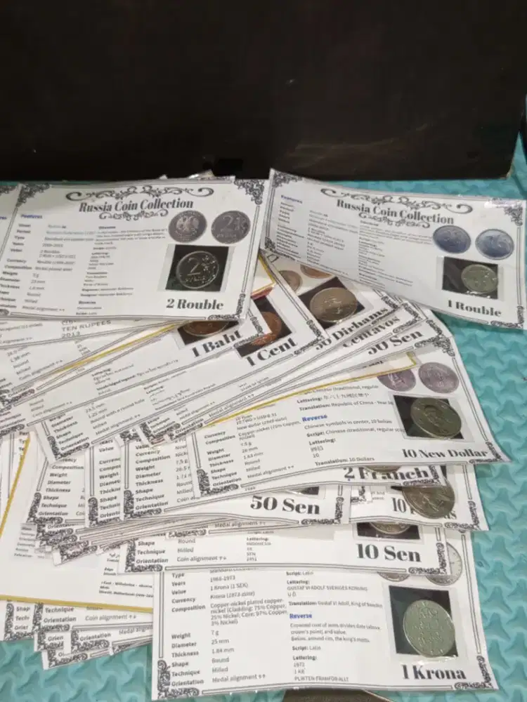 53 pcs Kemasan Uang Koin Lama