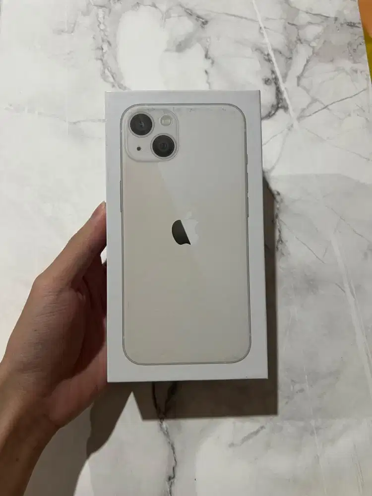 iPhone 13 512GB Starlight Mulus Storage Besar Siap Pakai Harga Nego