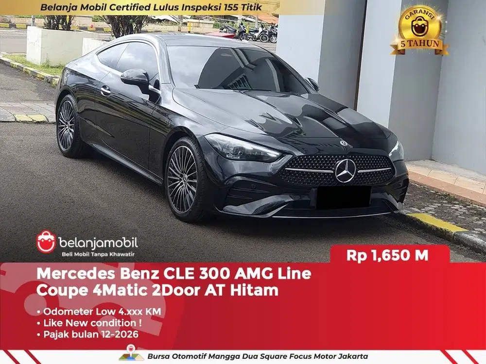 [ GARANSI 5TH ] Mercedes Benz Mercy CLE300 CLE 300 AMG Coupe 2024 2025