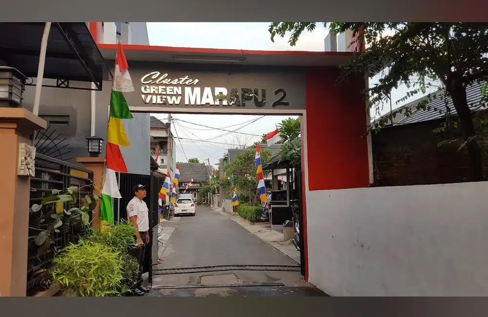 RUMAH DIJUAL DI CLUSTER GREEN VIEW MARAPU 2 HARGA 1,7 M ( NEGO )