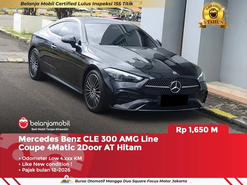 [ GARANSI 5TH ] Mercedes Benz Mercy CLE300 CLE 300 AMG Coupe 2024 2025