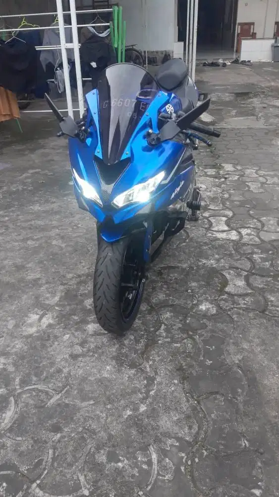 zx25r 2022 non abs 4 silinder like new odo 1800 plat kediri jatim