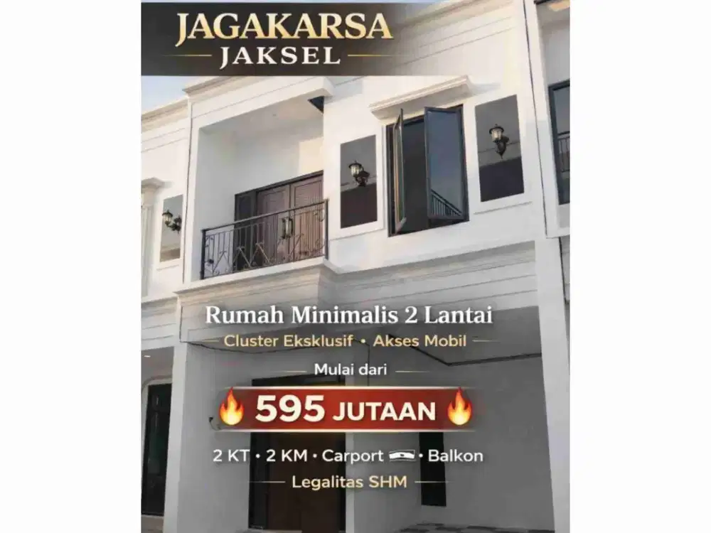 Di Jual Rumah Amerikan Clasik Lokasi Strategis, dekat Toll, RS, ke Jalan Raya