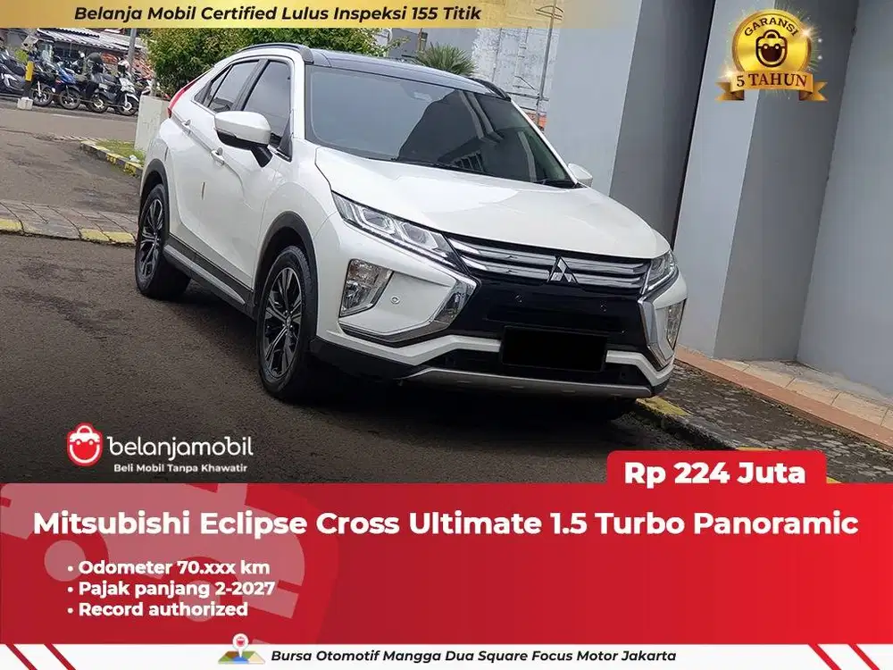 [ GARANSI 5TH ] Mitsubishi Eclipse Cross Ultimate 1.5 Turbo 2019/2020