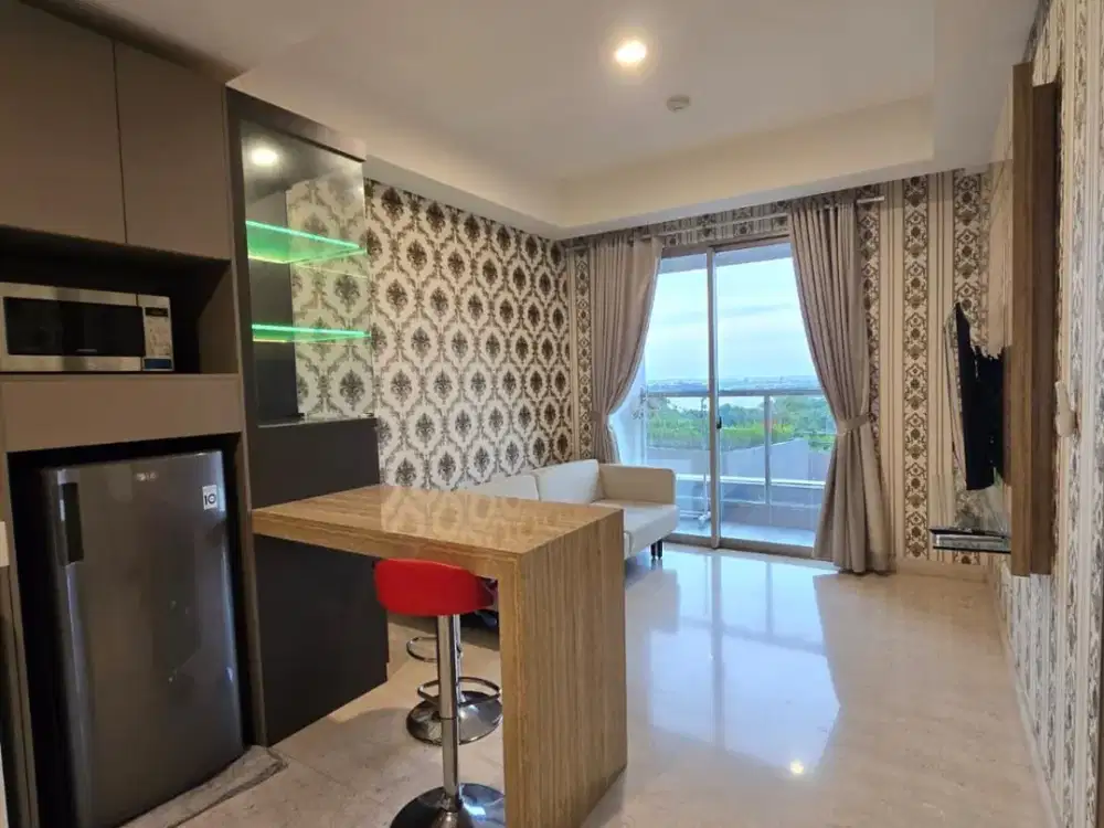 Dijual Apartemen Gold Coast PIK 1BR, 51m2, Full Furnished, View Laut
