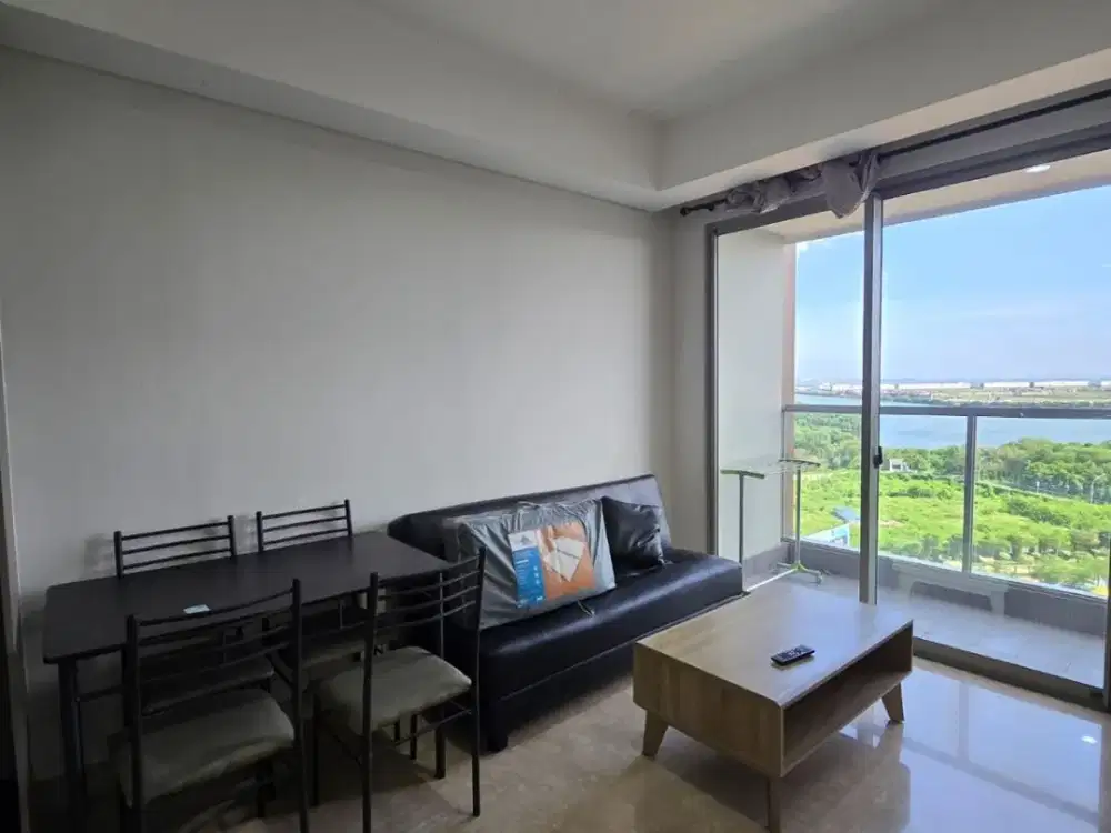 Dijual Apartemen Gold Coast PIK 1BR, 51m2, Full Furnished, Sea View