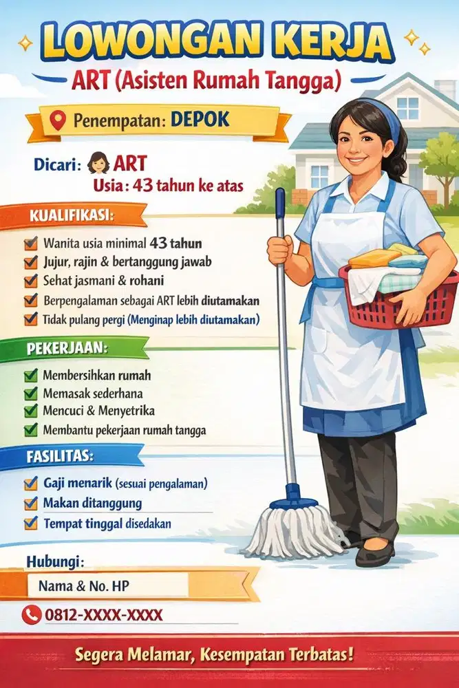 Dibutuhkan SEGERAAA ART