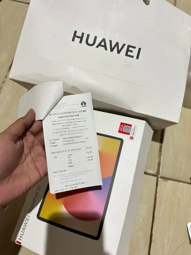 FOR SALE MATEPAD SE 11 Inch 6/128 Grey Like new Garansi ON