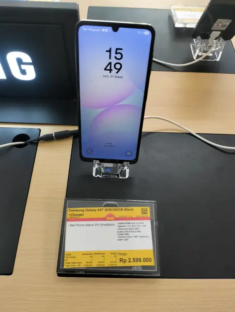 Credit Samsung Galaxy A07 8GB 256GB cicilan bunga mulai 0%