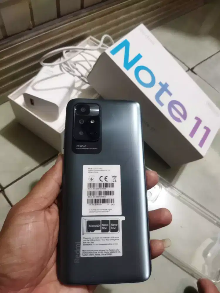 Redmi Not 11 Ram 6+1/128 Like New Fullset