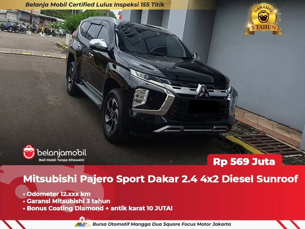 [ GARANSI 5TH ] Mitsubishi Pajero Sport Dakar 2.4 Sunroof 2025 2026