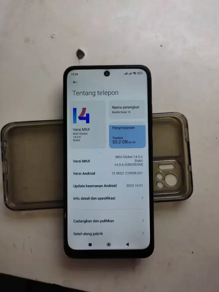 redmi not 10 4+1/64 batangan