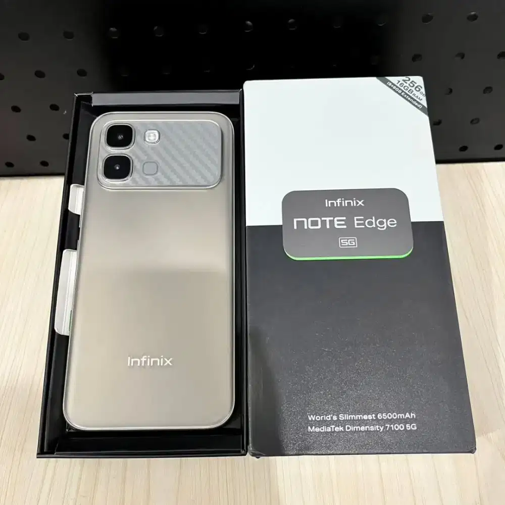 Infinix Note Edge 5G 8/256 resmi garansi ON fullset like new