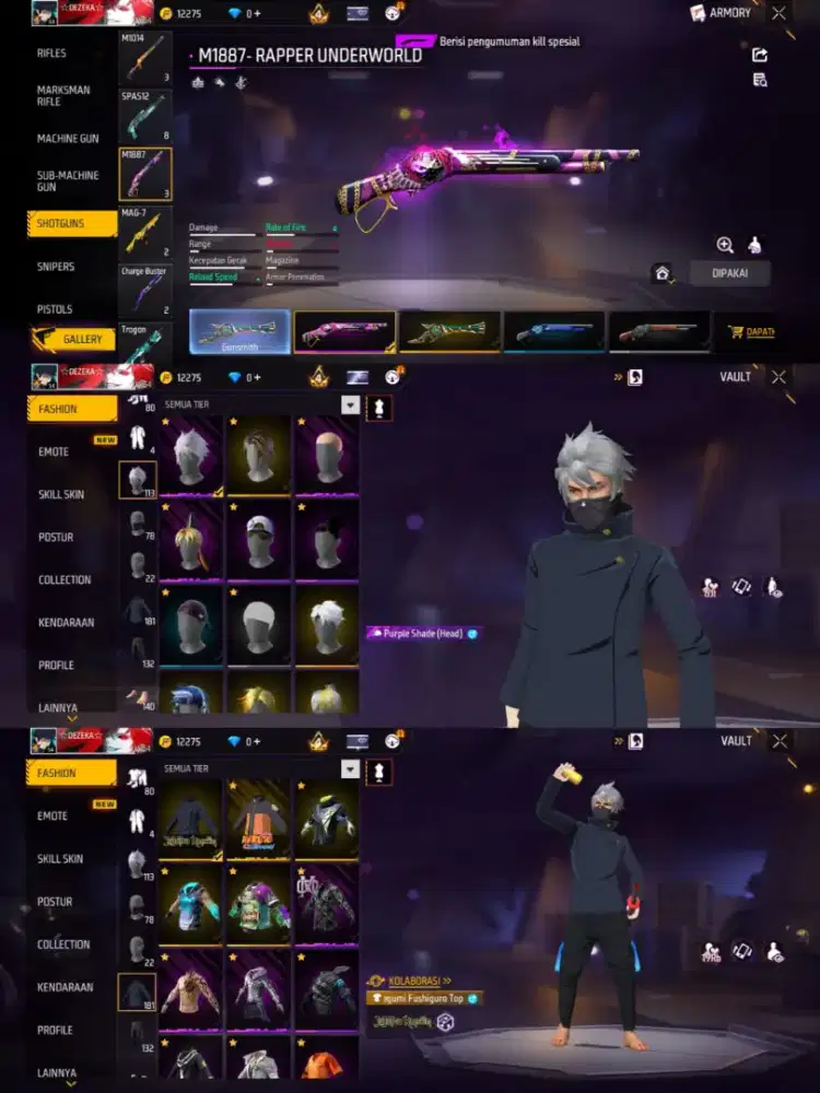 JUAL AKUN FF MURAH MERIAH ALL AMAN DAN TERPERCAYA