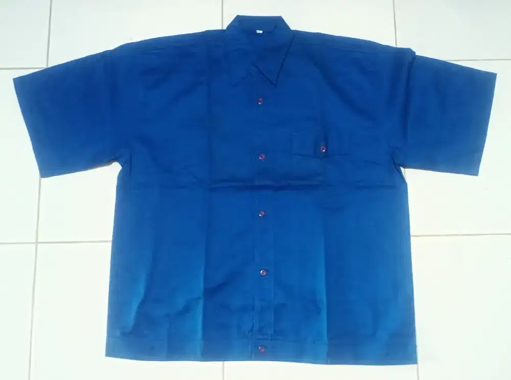 Kemeja biru super tebal
