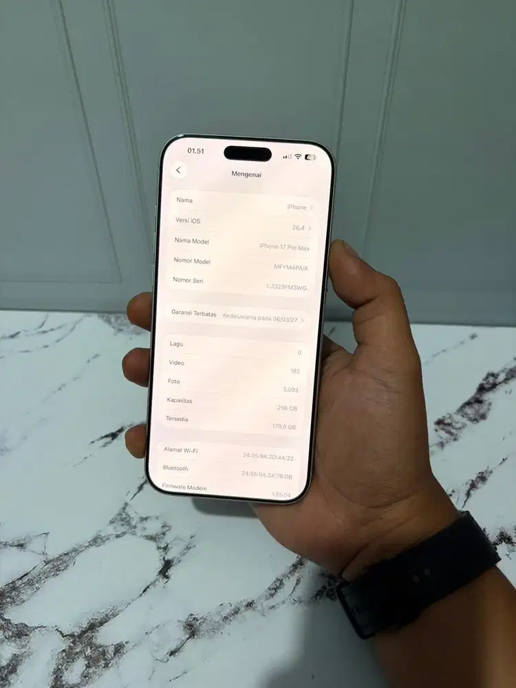 iPhone 17 Promax 256 Resmi iBox