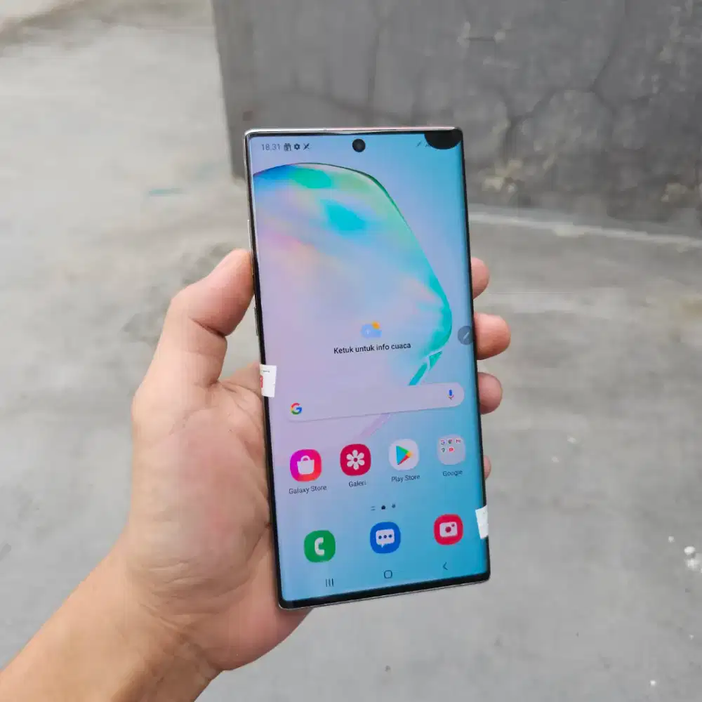 SAMSUNG GALAXY NOTE 10 PLUS SEIN 12/256 GB MINUS TOMPEL FUNGSI NORMAL
