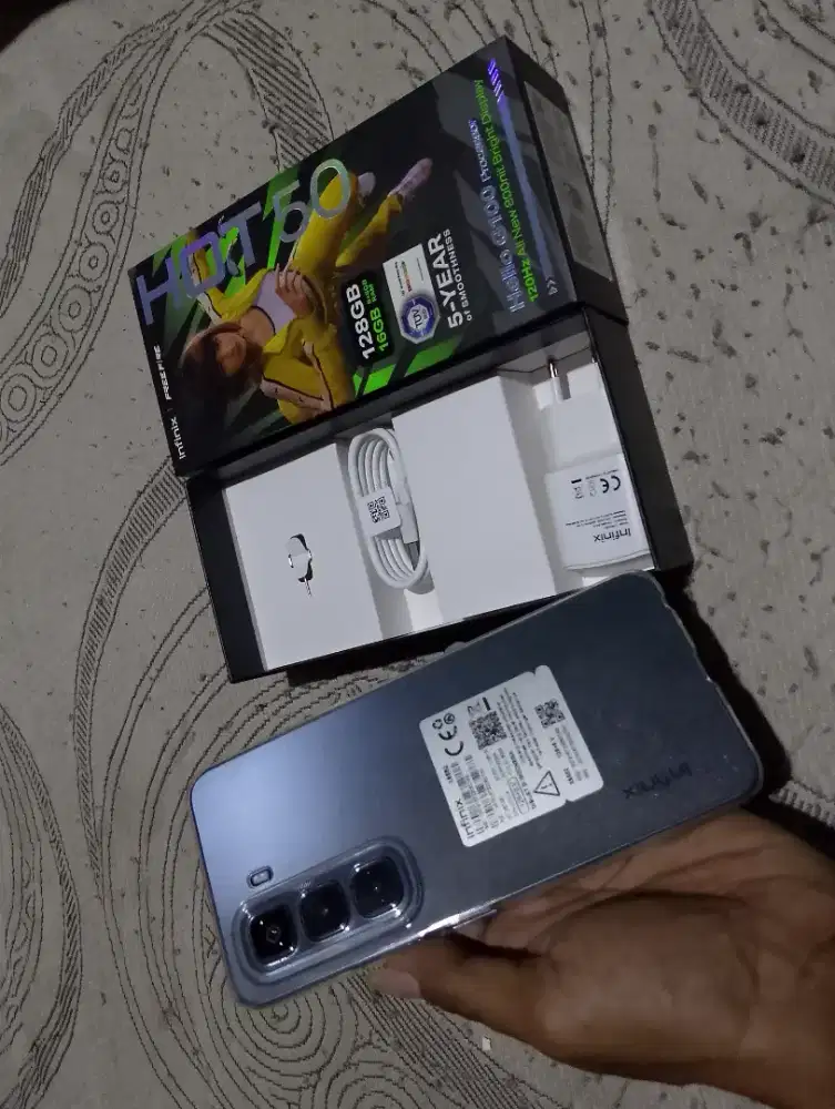 Infinix Hot 50 8+8/128gb Lengkap Mulus