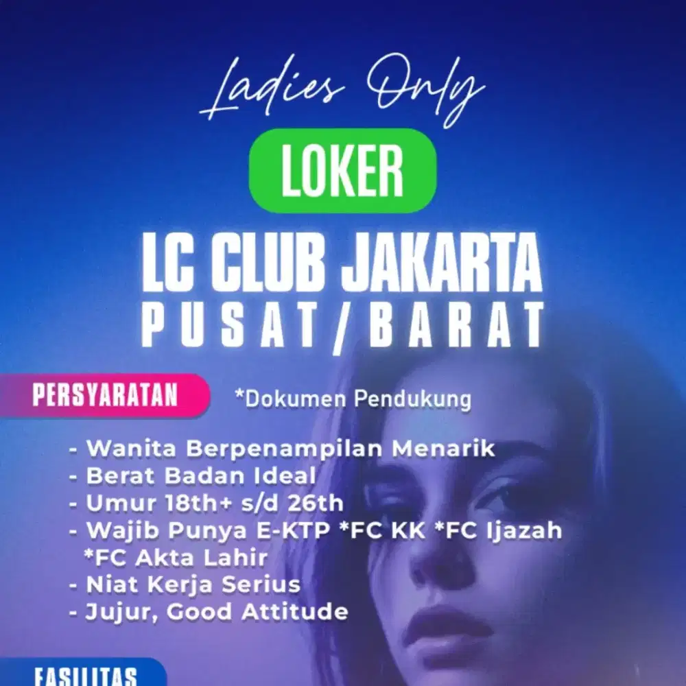 Loker Lc  Club dan spa Jakarta ,Bali.