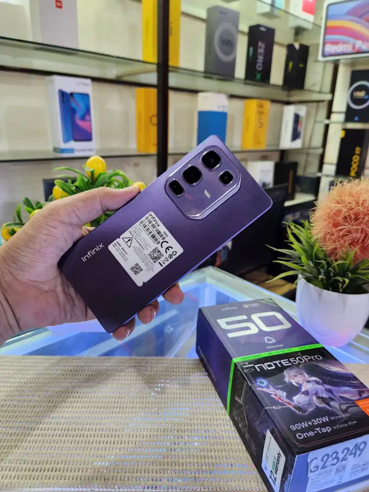 Infinix Note 50 Pro 8+8Gb/ 256Gb Fullset Mulus Original 100% Like New