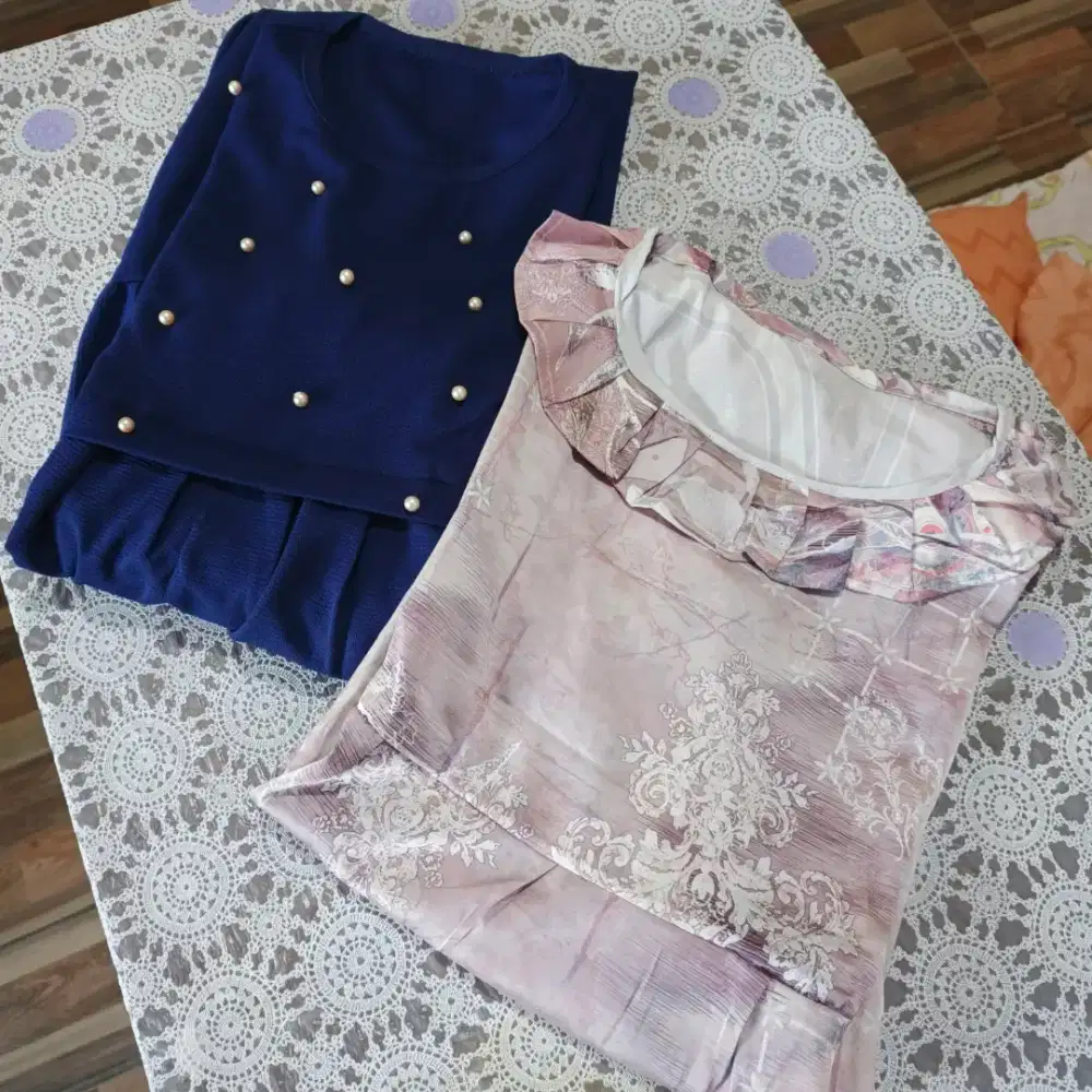 Borongan gamis panjang