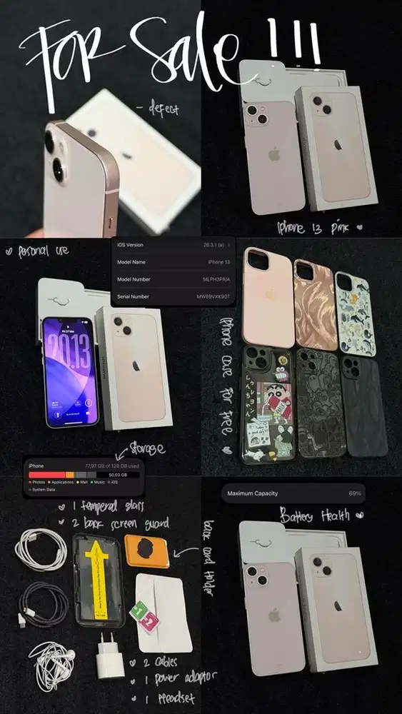 Iphone 13 128GB Bekas