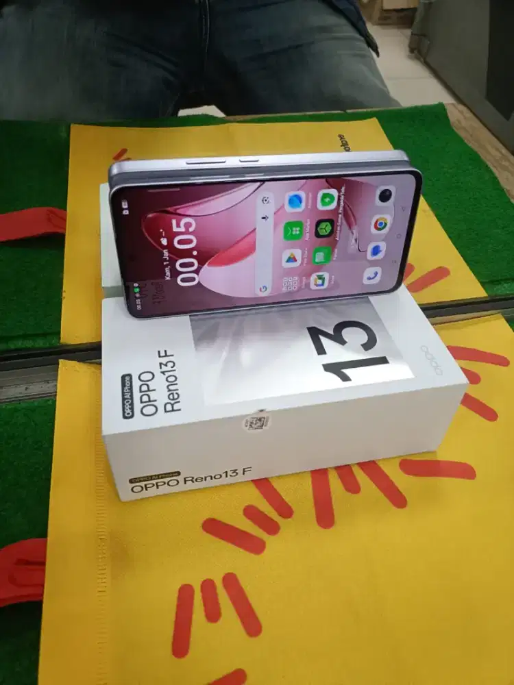 Oppo Reno 13F Ram 8/256 gb mulus sperti Baru no minus lengkap ori