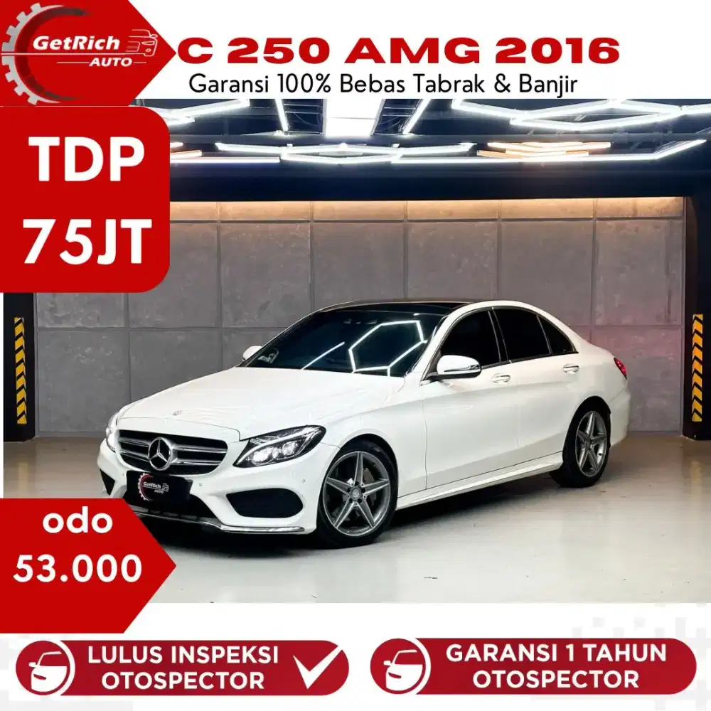 Low Km!!!  Mercy C250 AMG 2016 Putih