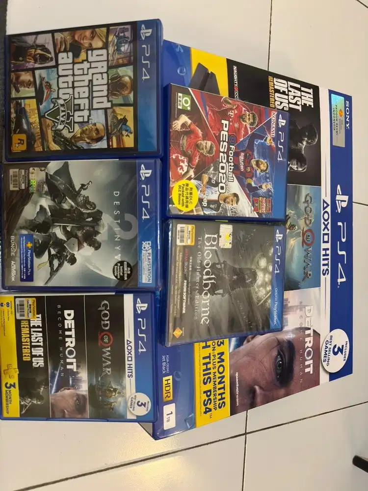 Jual Cepat PS4 Slim 1 TB ORI bisa Online 2 stik bonus BD