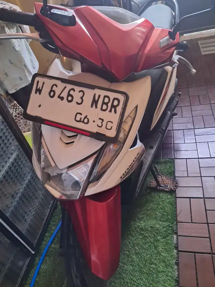 BeAT FI 2015 PUTIH MERAH - LOW KM (15rb ASLI) - MULUS & TERAWAT