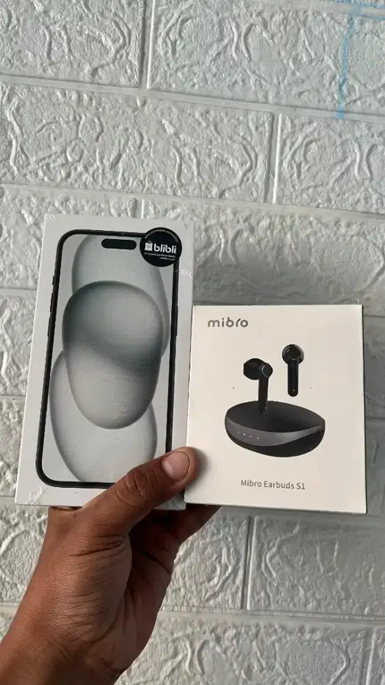 iPhone 15 baru new garansi resmi GDN bonus TWS Xiaomi