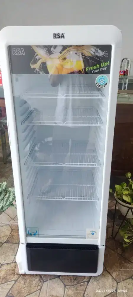 SHOWCASE RSA RUBY 240L MURAH HEMAT LISTRIK SIAP USAHA