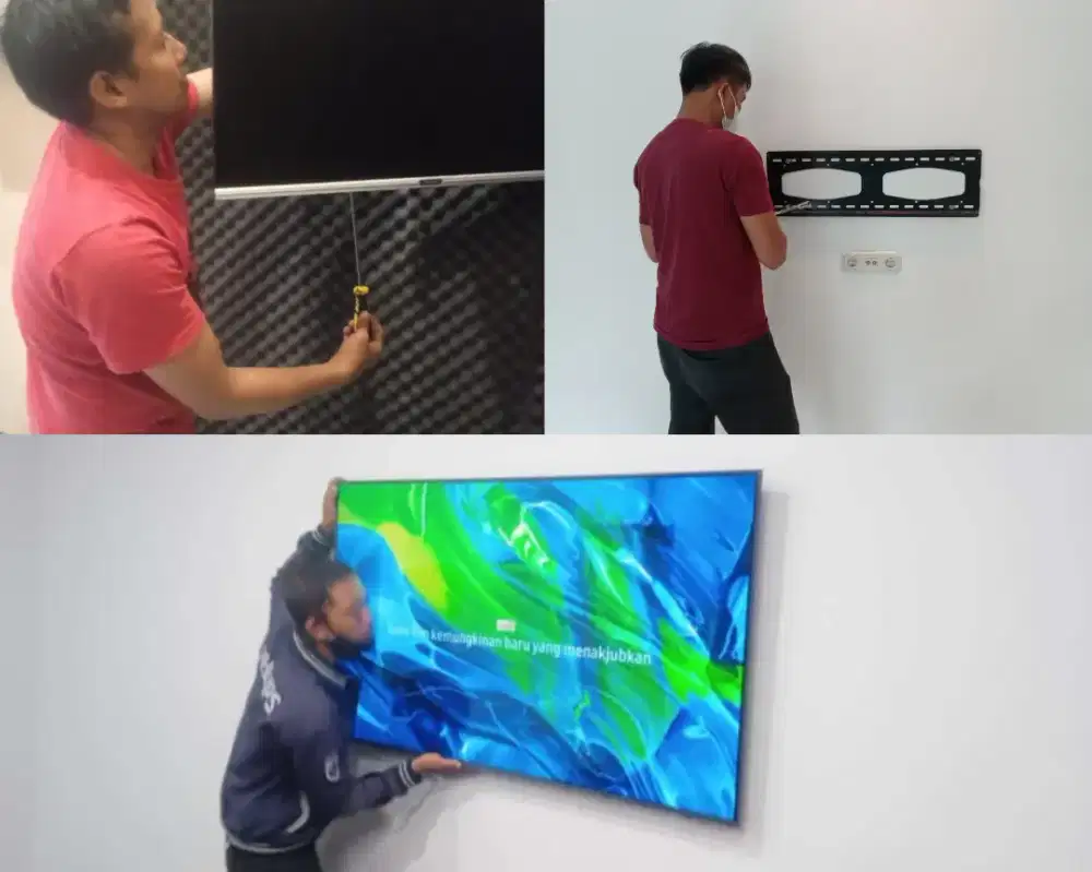Braket +pasang atau jasa pasang terima rapih breket bracket led tv