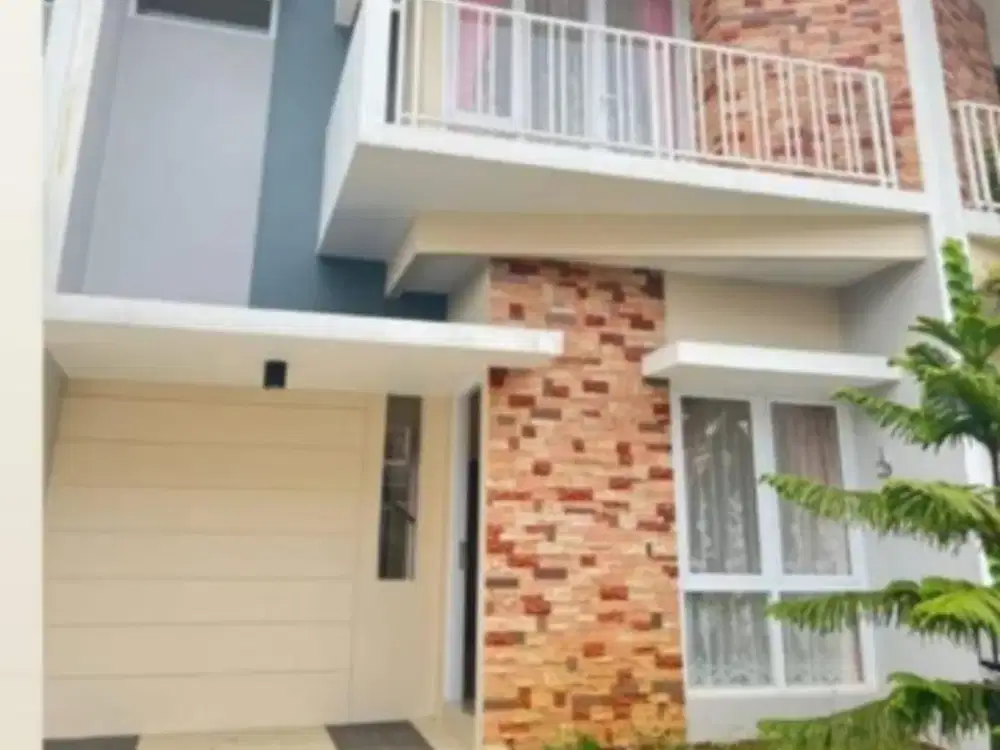 dijual rumah OCBD akses tol bogor ada kolam renang