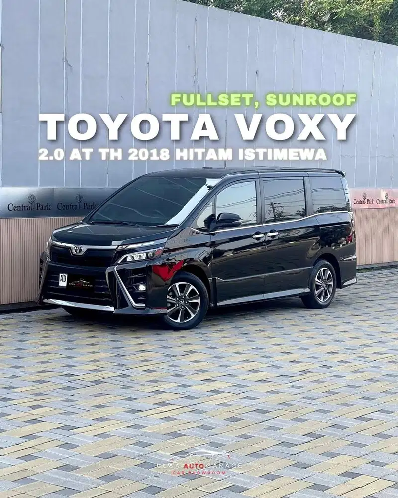 Voxy Sunroof Matic 2018 Hitam Istimewa