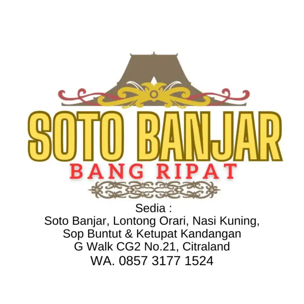 Penjaga Stand Soto Banjar
